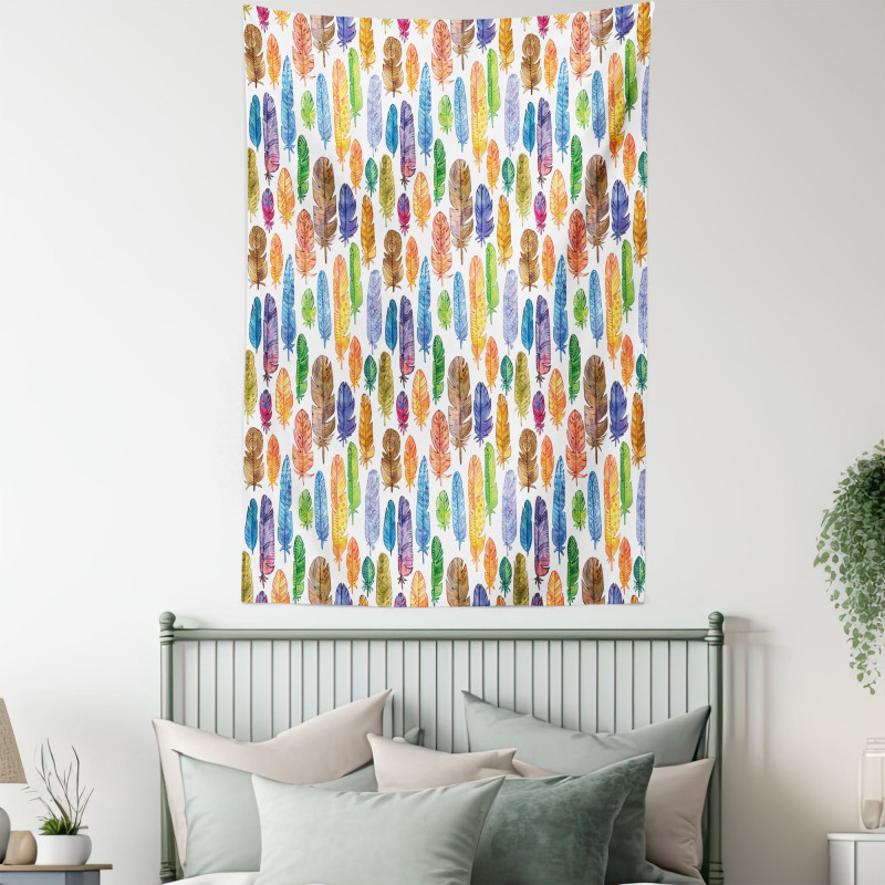 Watercolor Style Art Print Tapestry