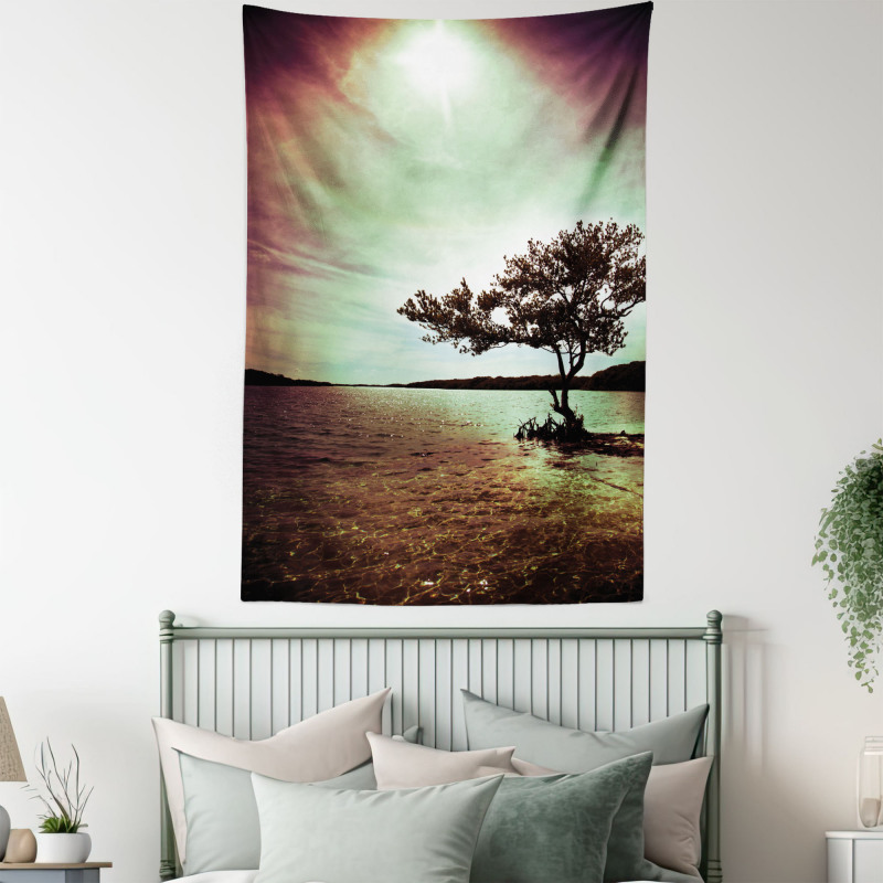 Picturesque Lakeside Tapestry