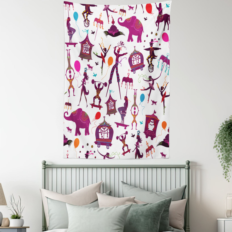 Colorful Characters Tapestry