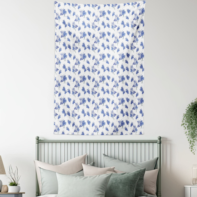 Early Purple Orchids Tapestry