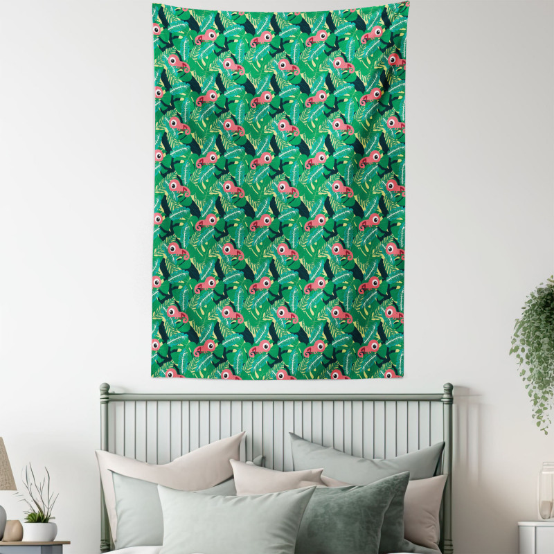 Tropical Chameleons Tapestry