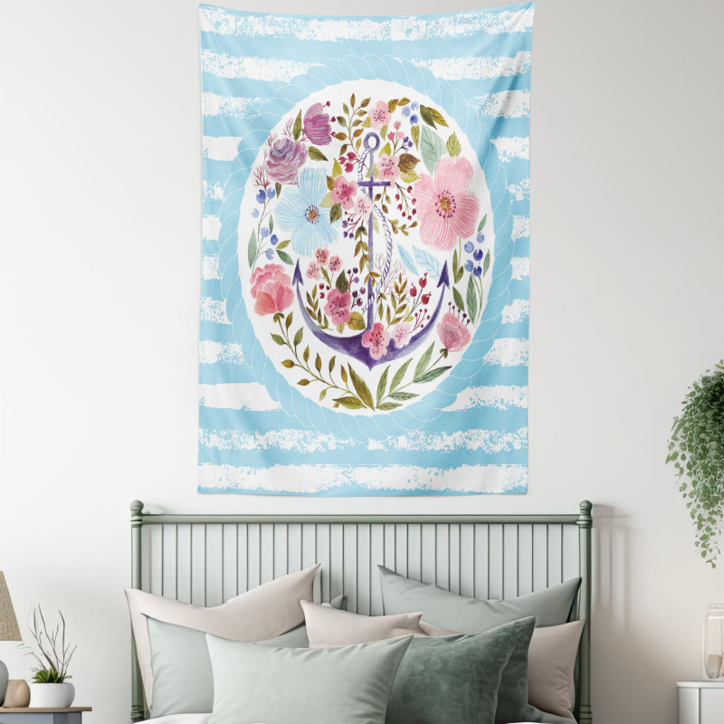 Nautical Anchor Marine Tapestry