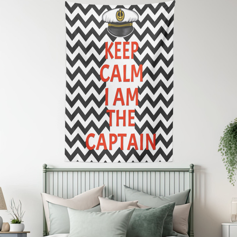 Keep Calm I am Captain Tapestry