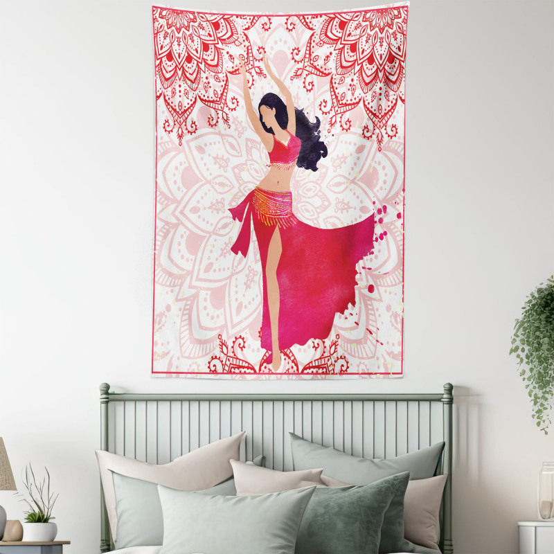 Belly Dancer Woman Tapestry