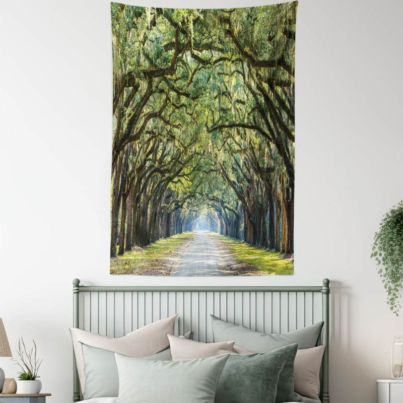 Serene Pathway Trekking Tapestry