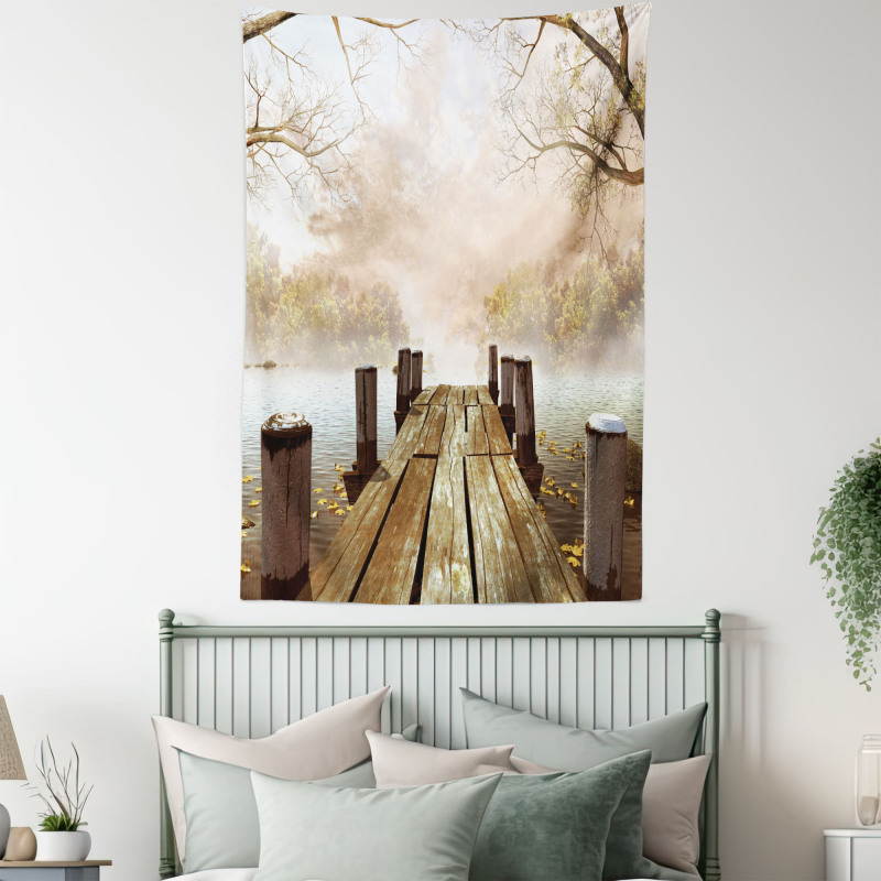 Fall Lake in Forest Tapestry
