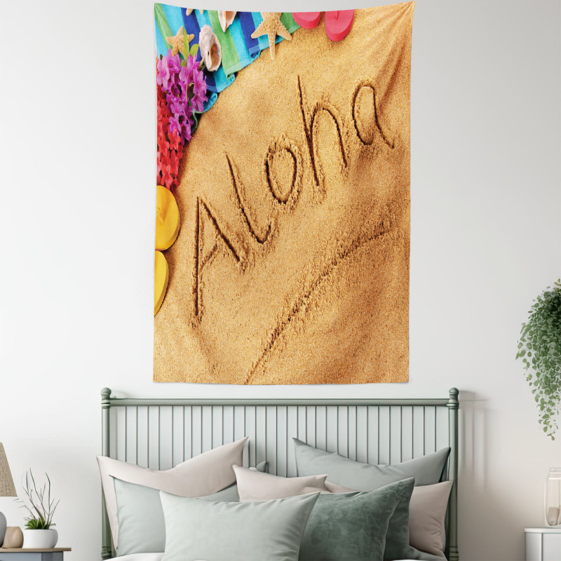 Summer Holiday Season Theme Tapestry