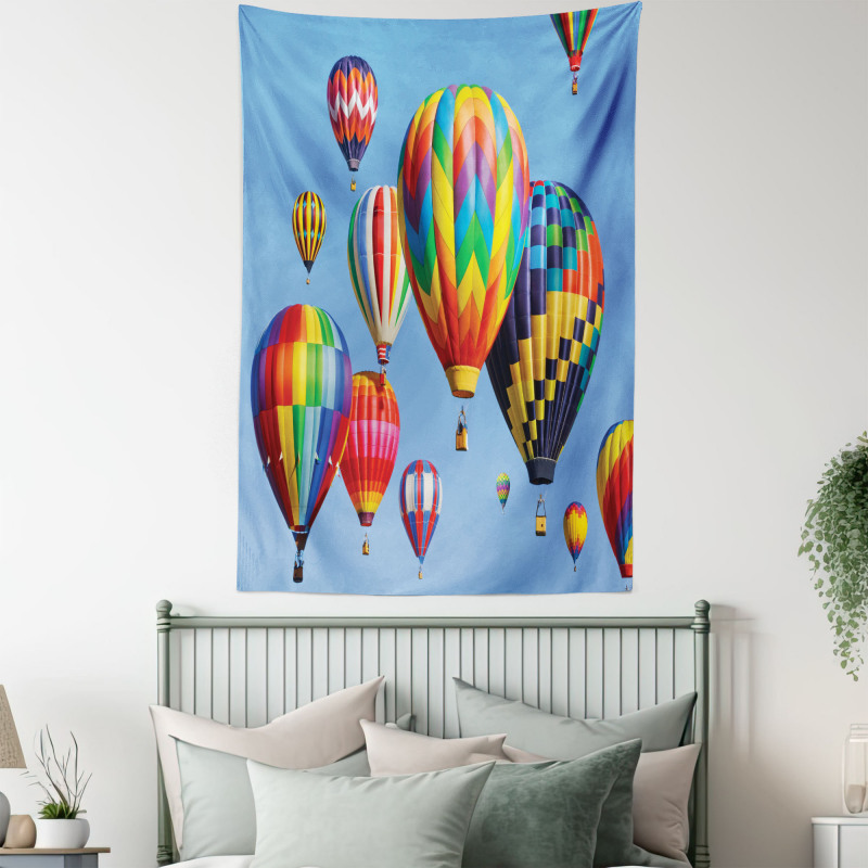 Colorful Air Travel Tapestry