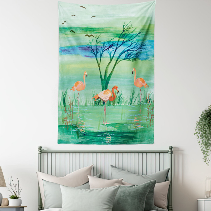 Nature and Birds Tapestry
