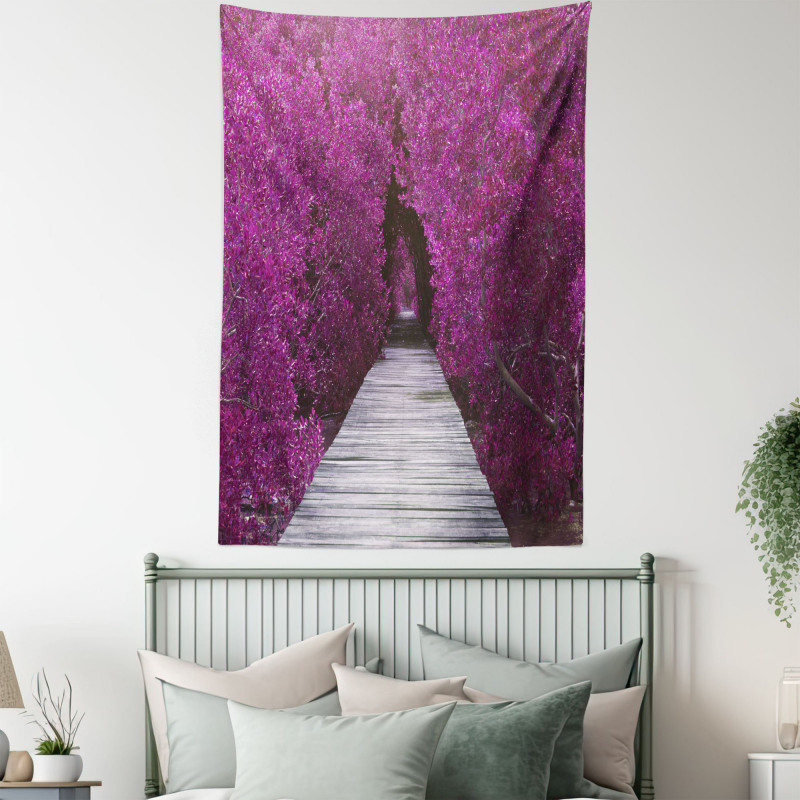 Spring Landscape  Floral Tapestry