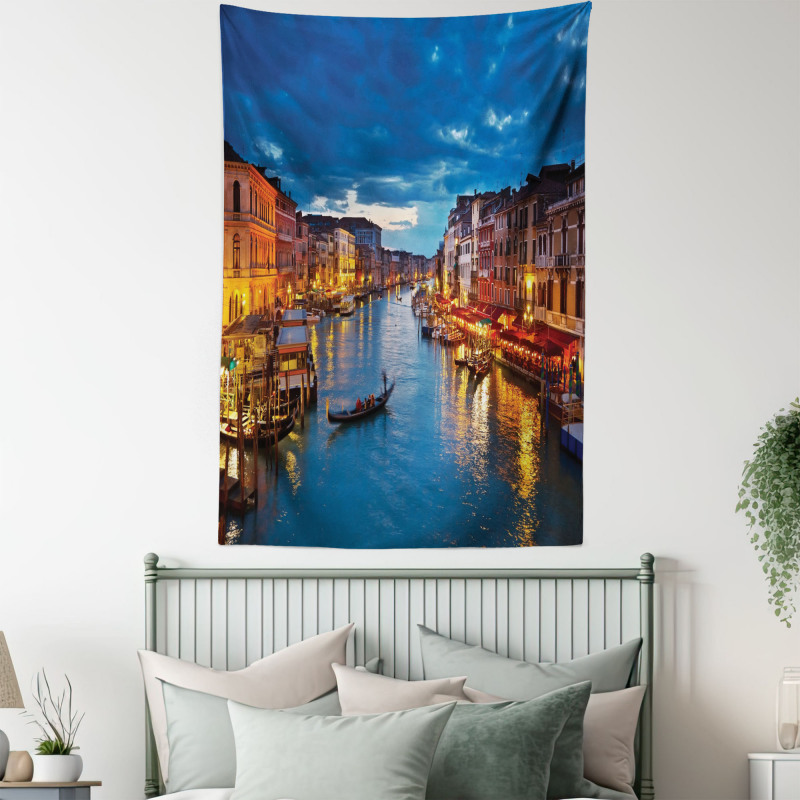 View on Grand Canal Rialto Tapestry