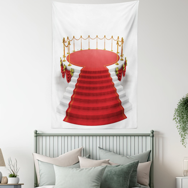 Round Stage with Stairs Tapestry