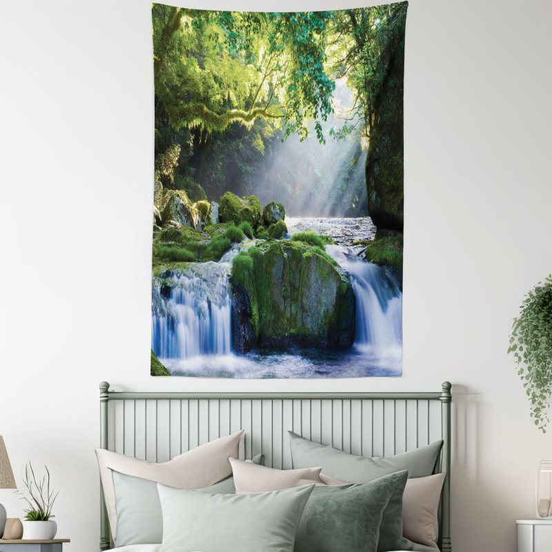 Green Forest and Streaming Tapestry