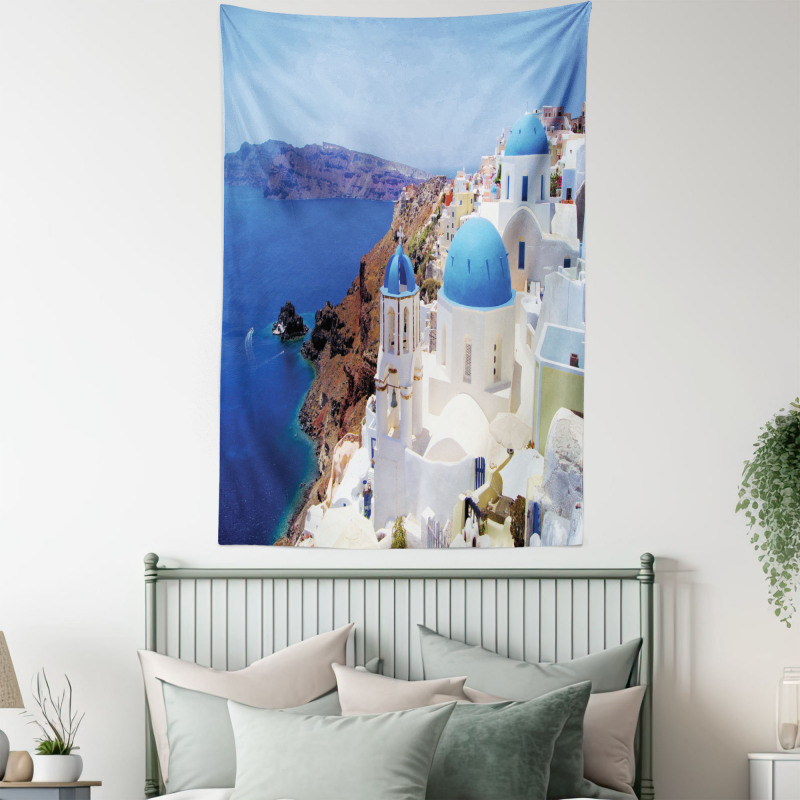 Mediterranean Shore Photo Tapestry