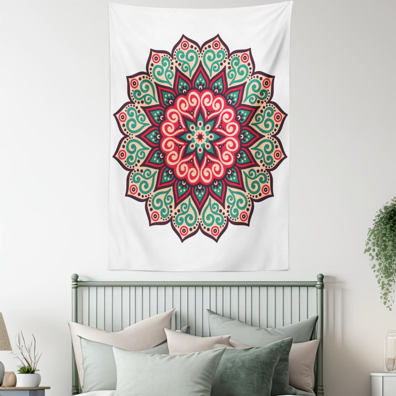 Retro Traditional Mandala Tapestry