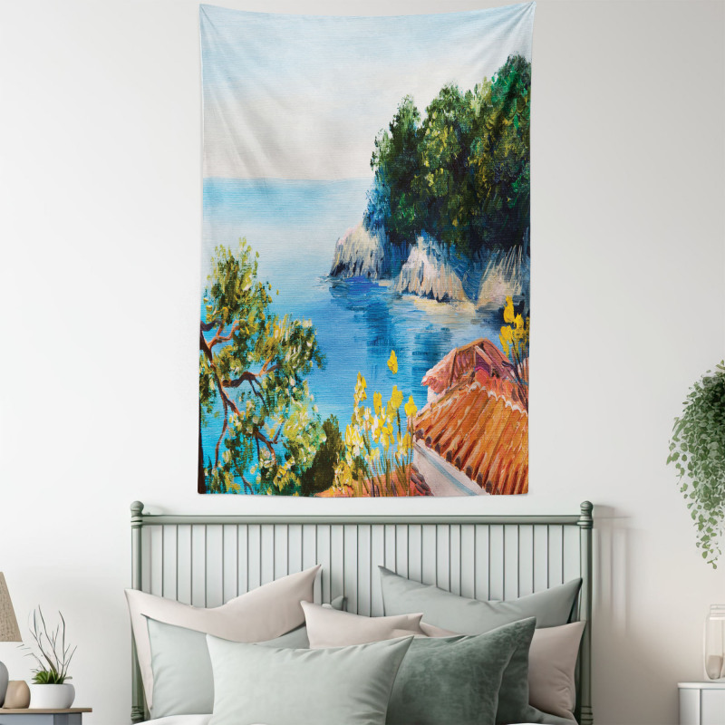 Mediterranean Scenery Tapestry