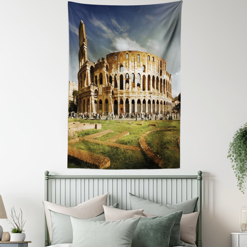 Monument Ruins Tapestry