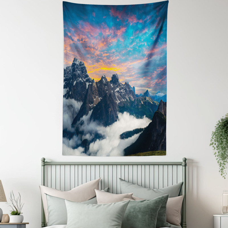 Alpine Clouds Foggy Tapestry