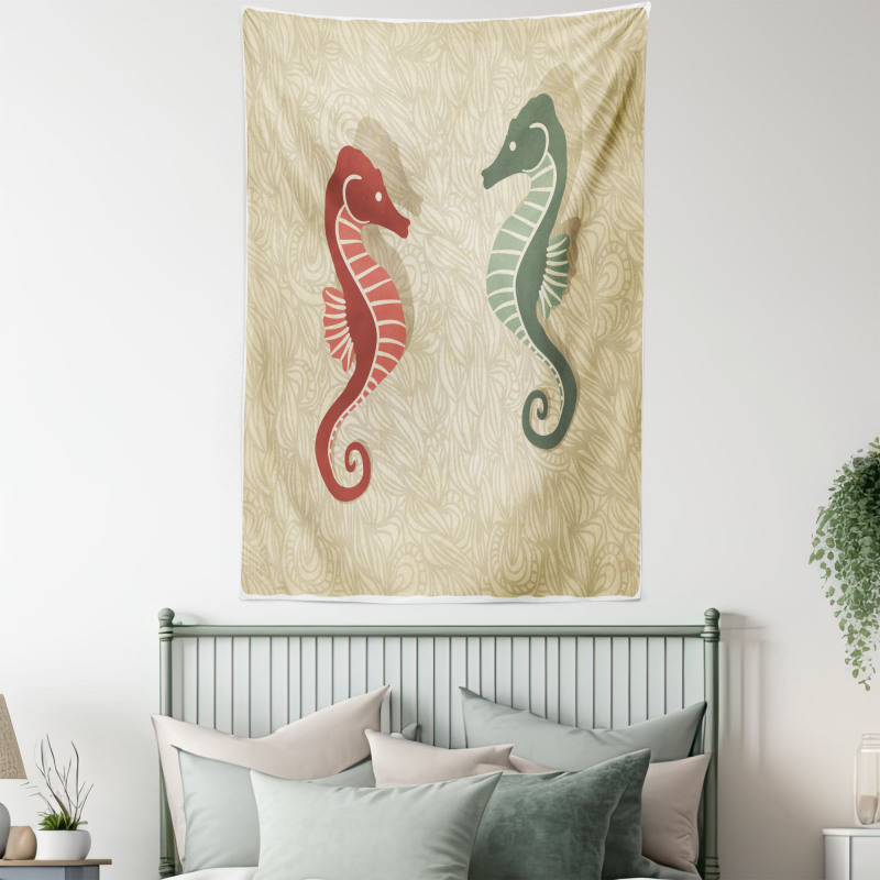 Colorful Beach Tapestry