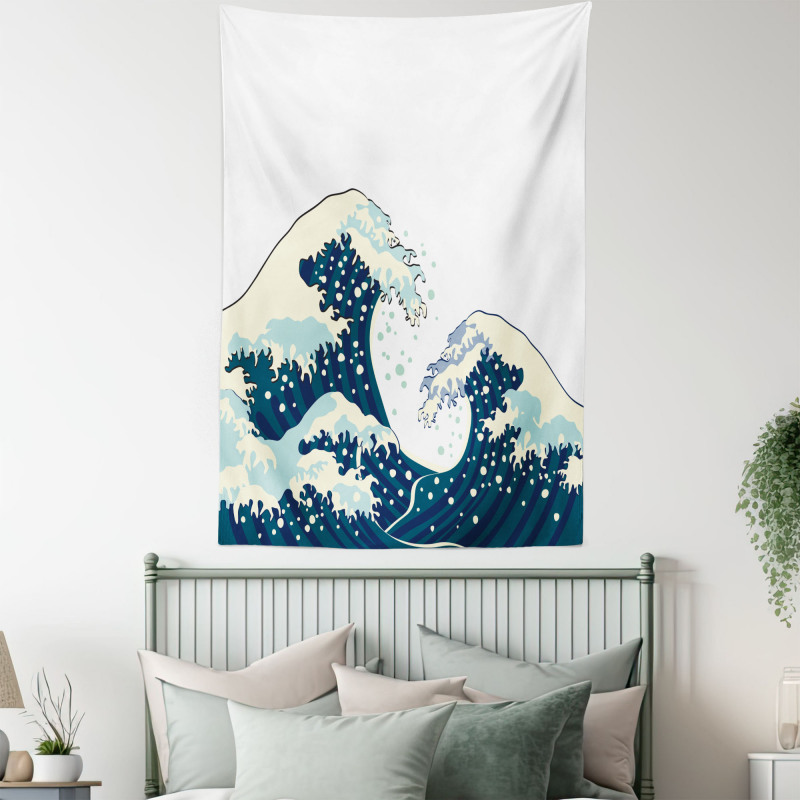 Ocean Surfing Aquatic Tapestry