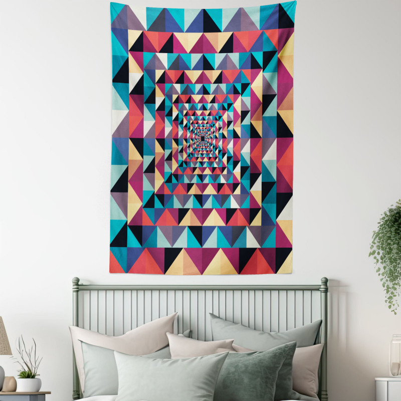 Visual Patchwork Retro Tapestry