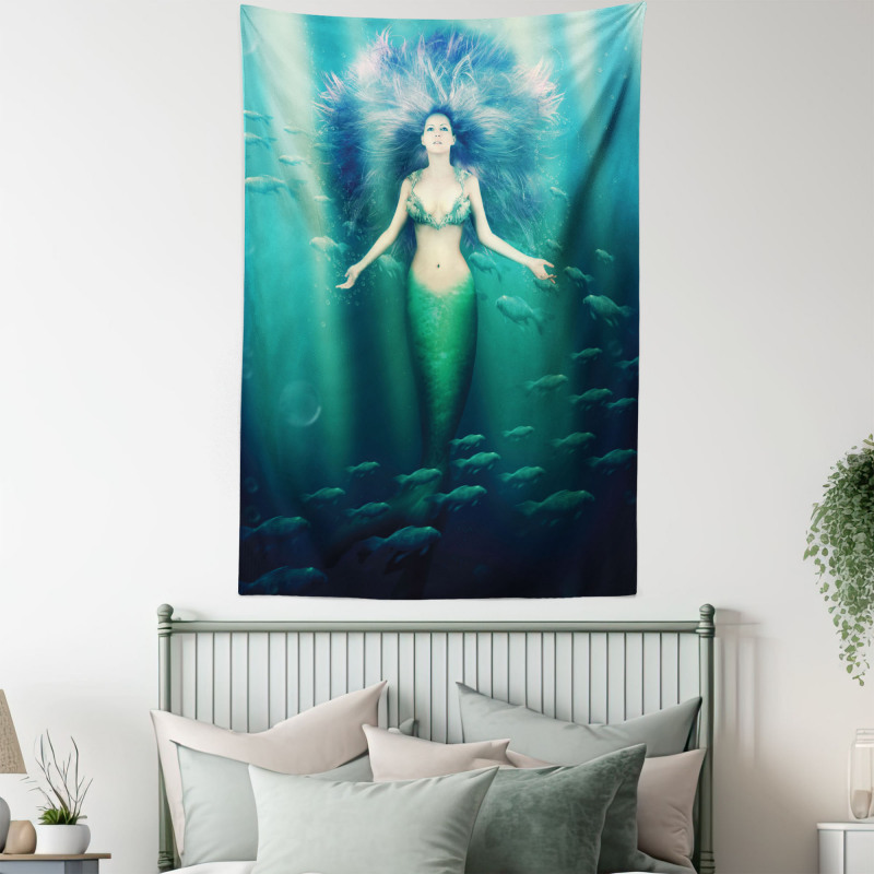 Underwater Life Tapestry