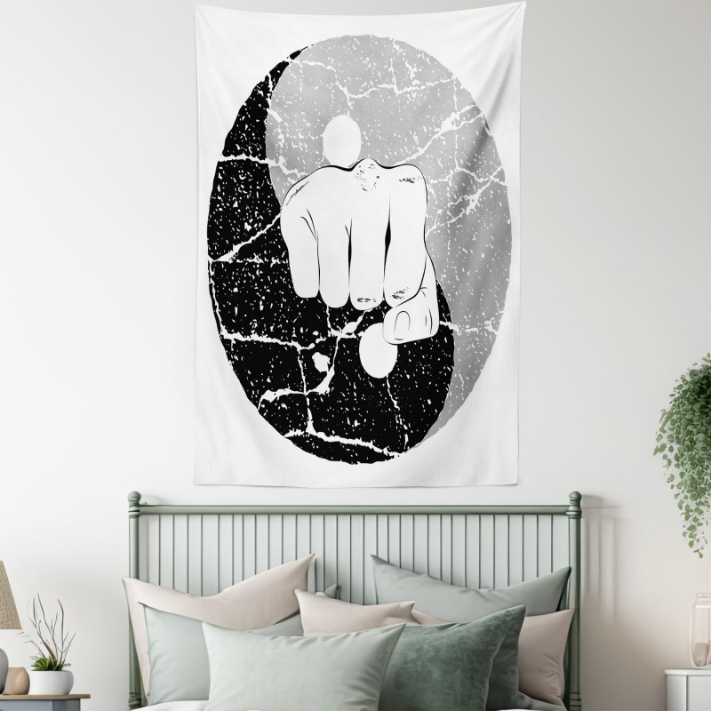 Fist in Yin Yang Tapestry