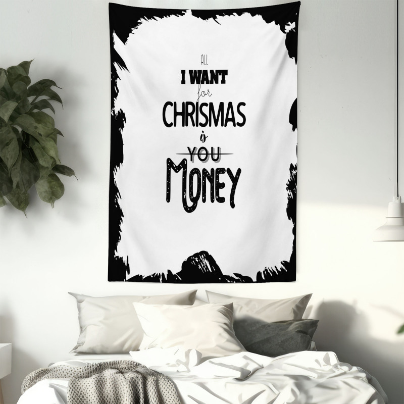 Humorous Words with Christmas Tapestry