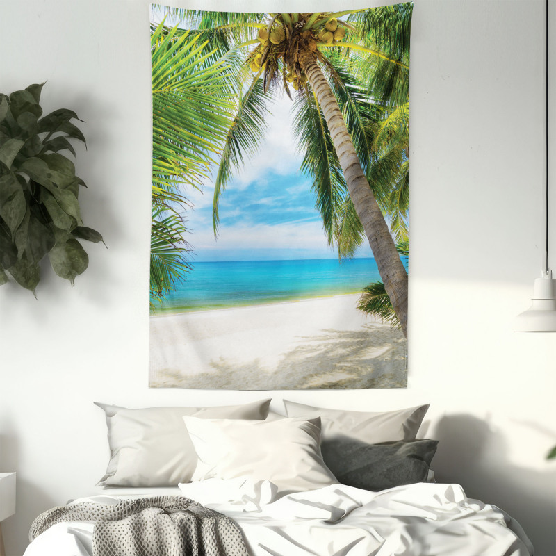 Shadow Shade of Palms Tapestry