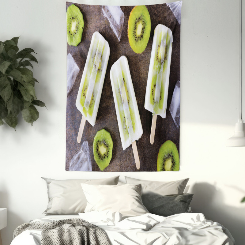 Homemade Fruit Popsicles Photo Tapestry