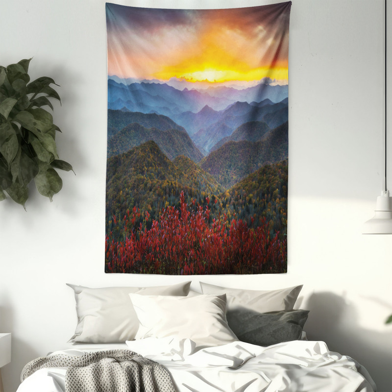 Picturesque Sunset NC Tapestry