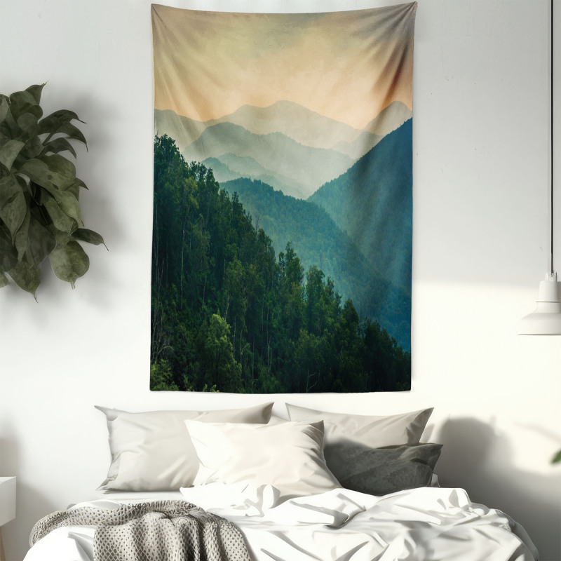 Mountain Ridges Scenery Tapestry