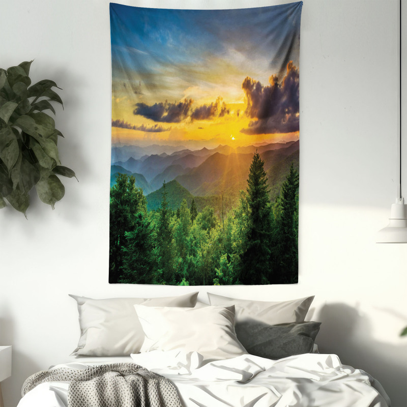 Sunset Hills Panorama Tapestry