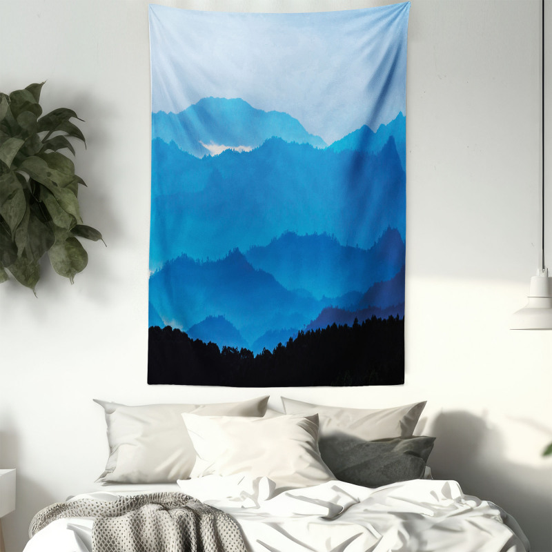 Misty Mountain Levels Tapestry