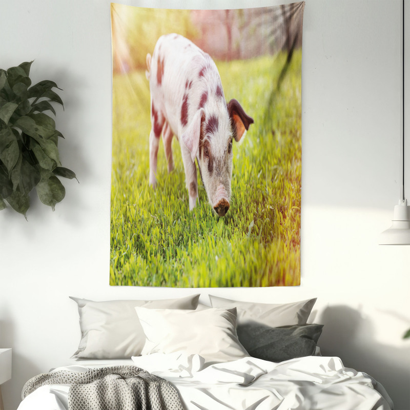 Baby Pig with Spots Tapestry