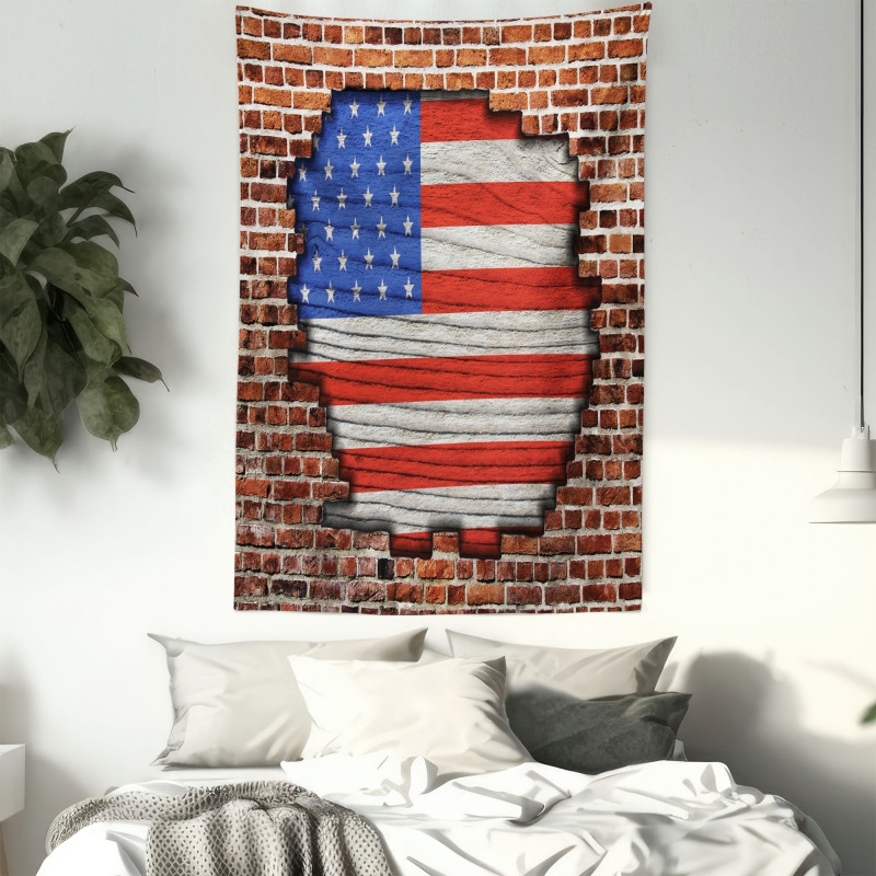 American National Flag Tapestry