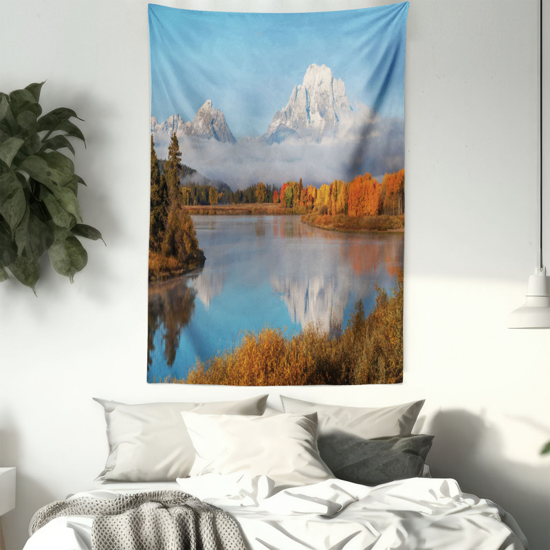 Grand Teton Oxbow Bend Tapestry