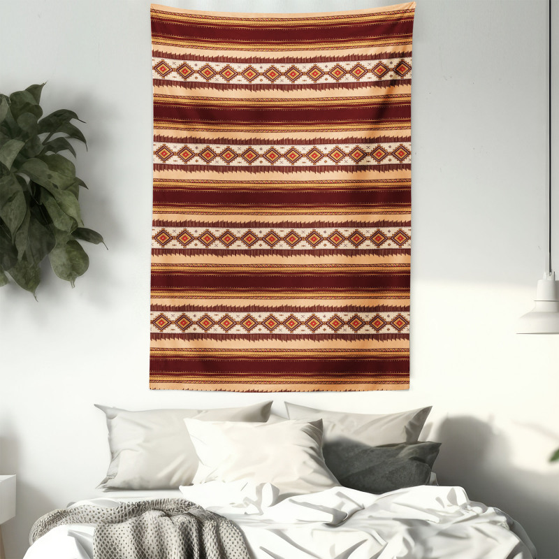 Old American Motif Tapestry