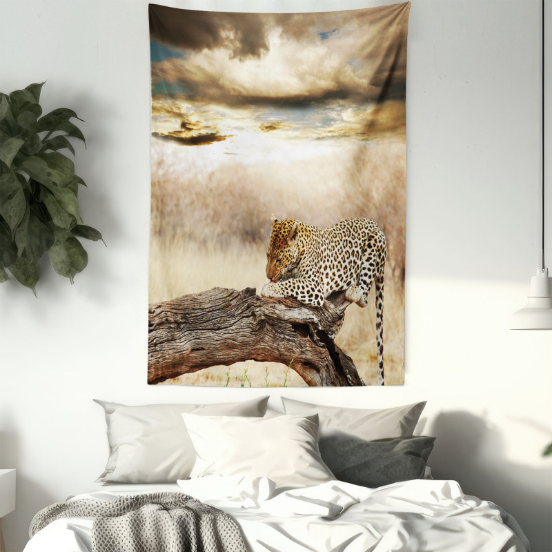 Wild Leopard Tapestry
