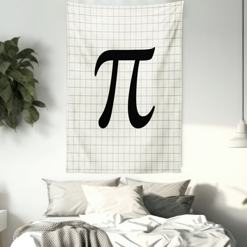 Constant Number Sign on Notebook Tapestry