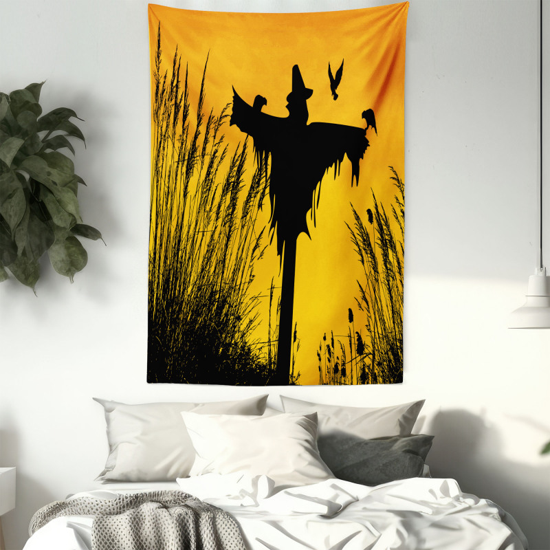 Rural Silhouettes Tapestry