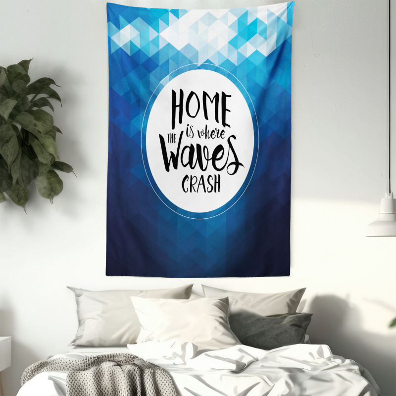 Home is Where Waves Crash Tapestry