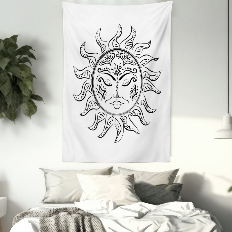 Sleeping Sun Tapestry