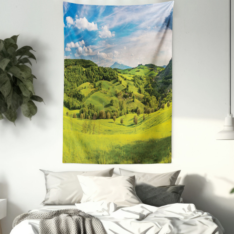 Tuscany Italy Farms Tapestry