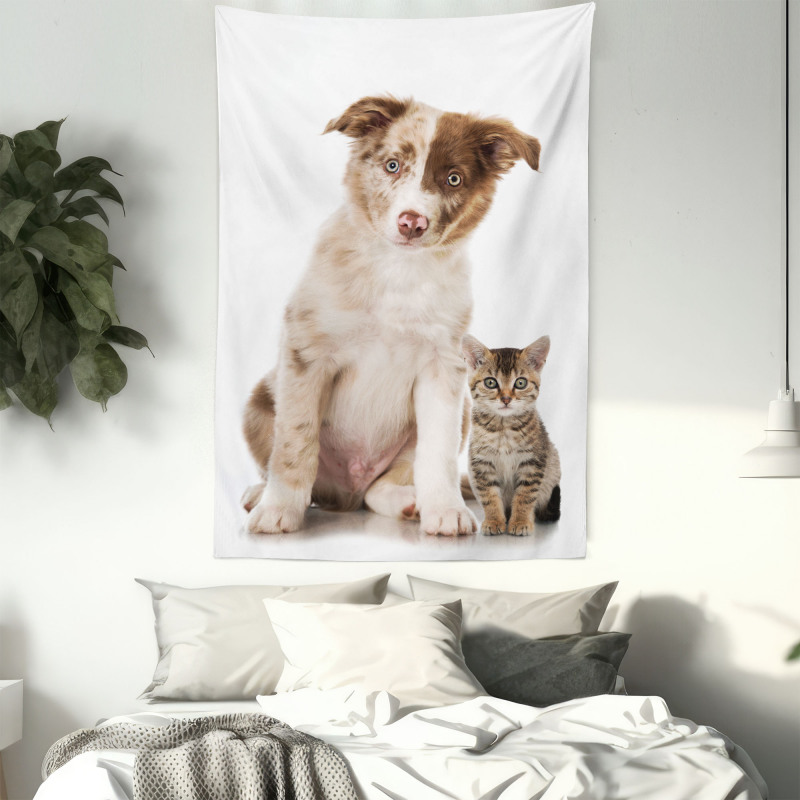 Border Collie Puppy Tapestry