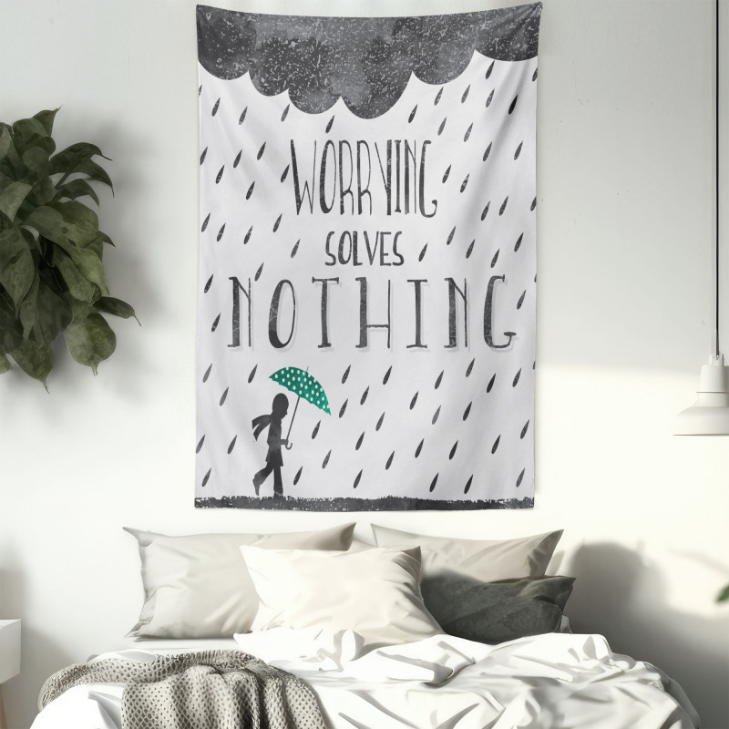 Worrying Solves Nothing Tapestry