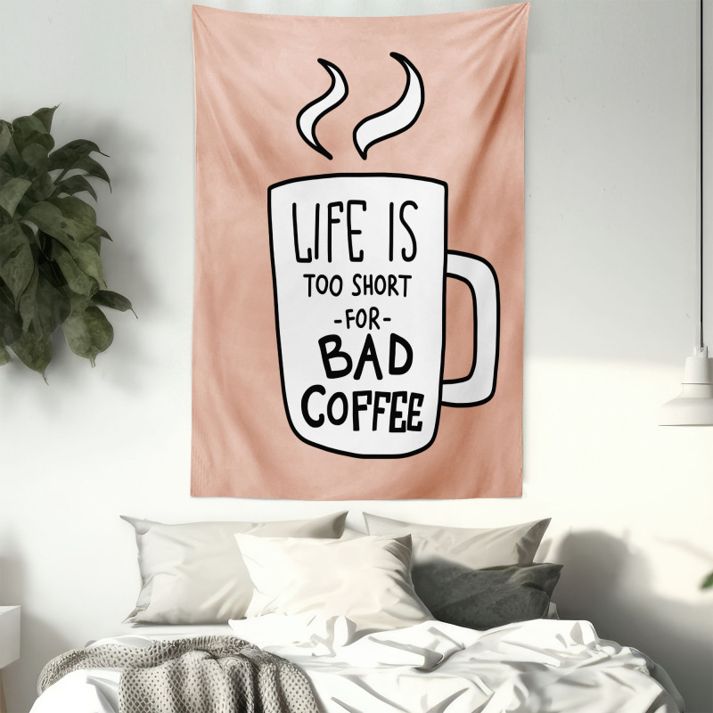 Coffee Lover Mug Concept Tapestry