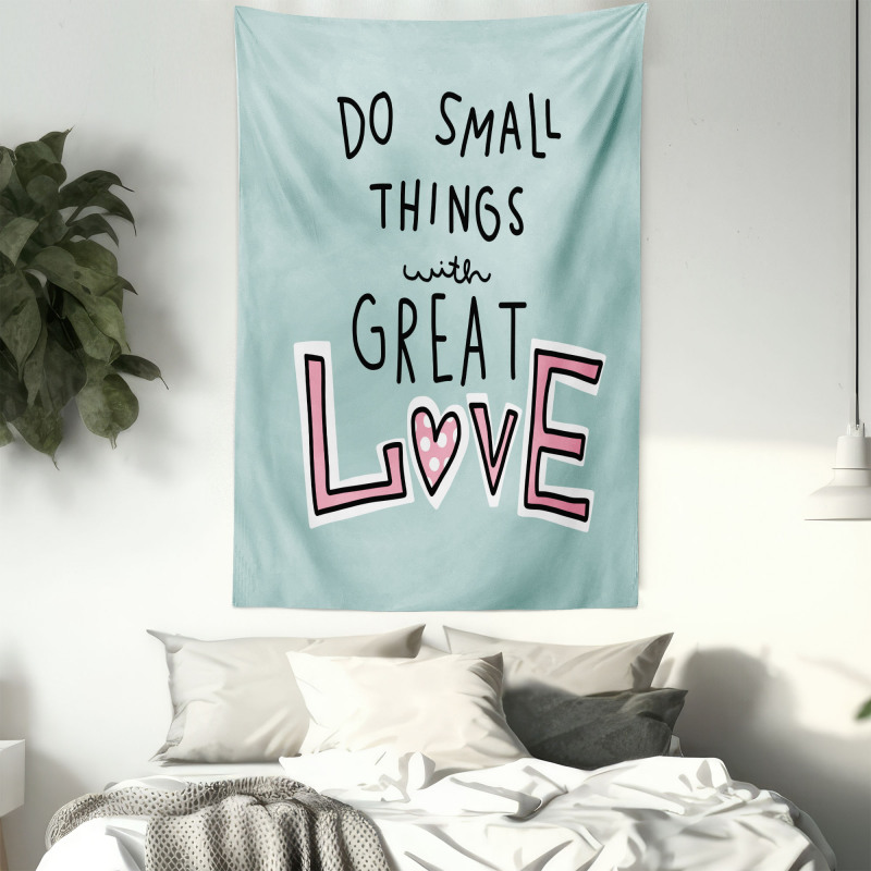 Do Things with Love Tapestry
