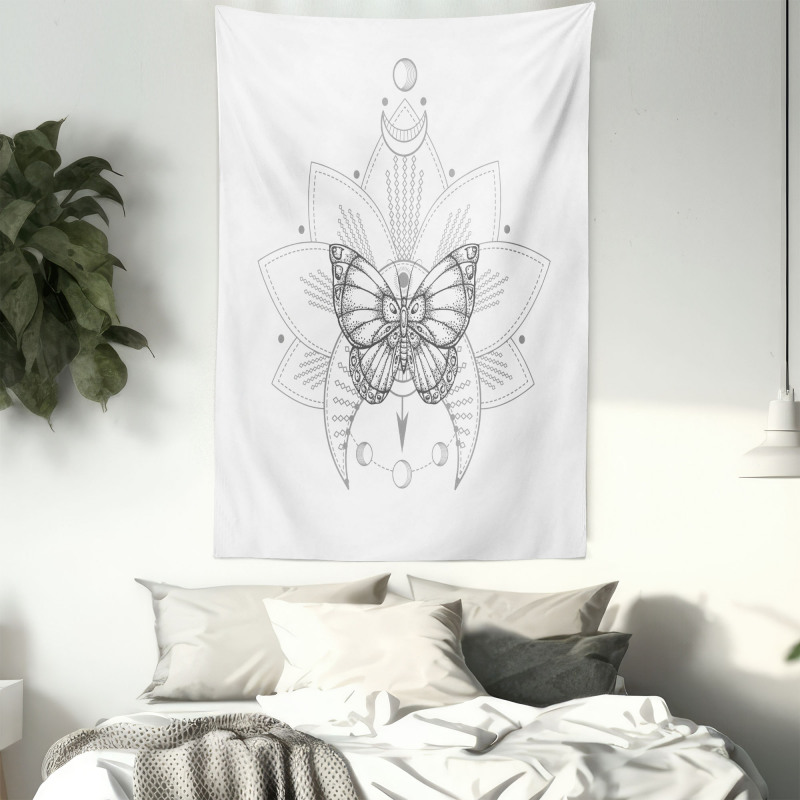 Butterfly Floral Mystic Tapestry