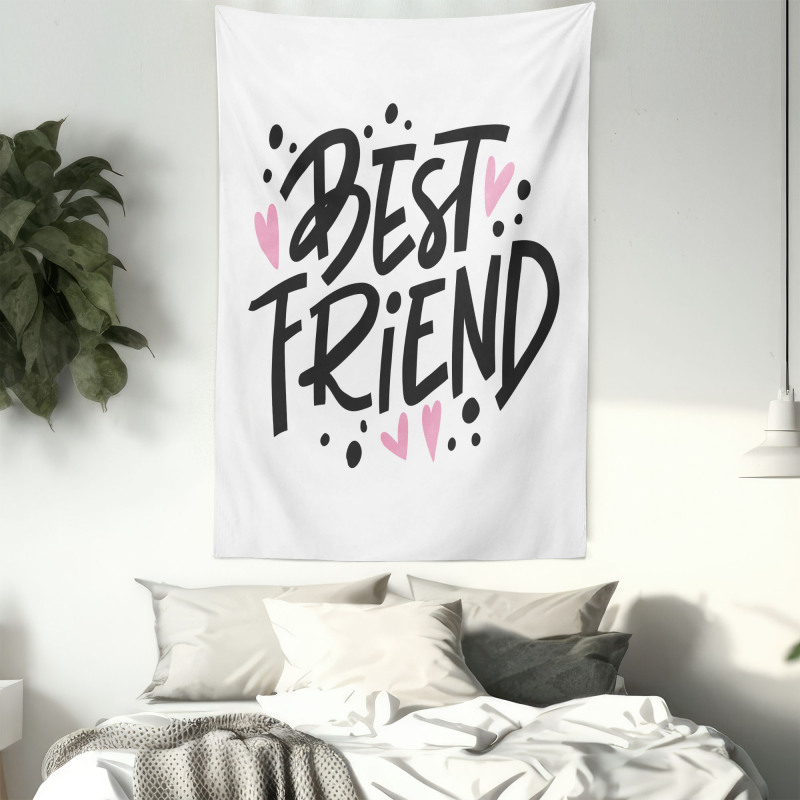 Girly Lettering Tapestry